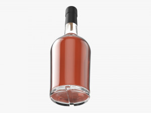 Whiskey Bottle 14 3D 모델
