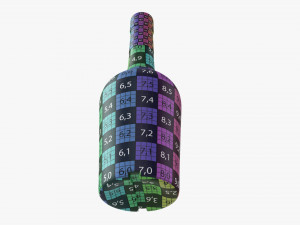 Whiskey Bottle 14 3D 모델