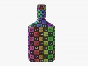 Whiskey Bottle 15 3D Model
