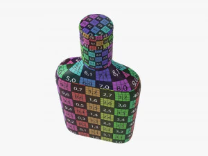 Whiskey Bottle 15 3D Model