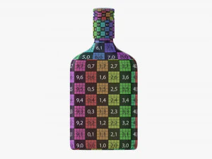 Whiskey Bottle 15 3D Model