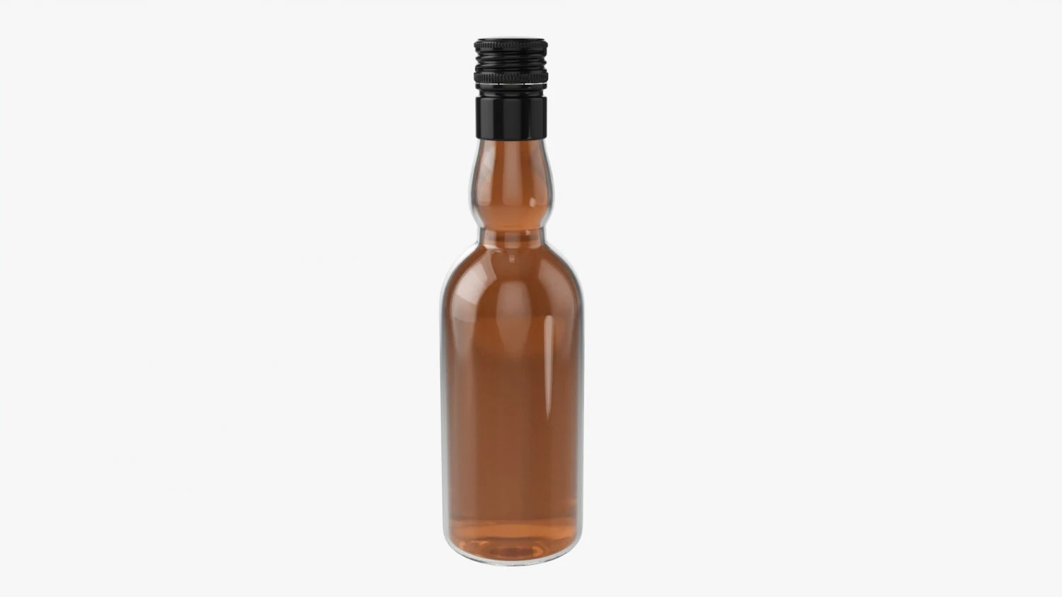 Whiskey Bottle 16 3D Model .c4d .max .obj .3ds .fbx .stl .blend 