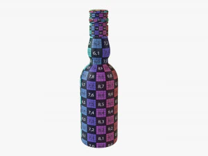 Whiskey Bottle 16 3D Model