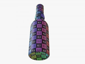Whiskey Bottle 16 3D Model