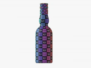 Whiskey Bottle 16 3D Model