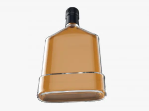Whiskey Bottle 17 3D Model