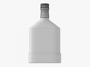 Whiskey Bottle 17 3D-Modell