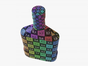 Whiskey Bottle 17 3D-Modell