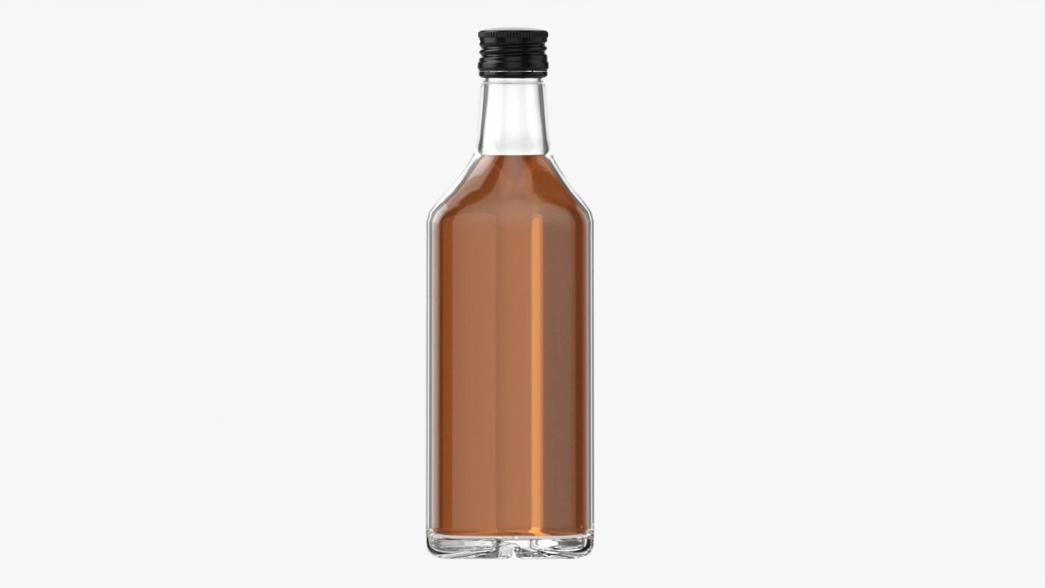 Whiskey Bottle 18 3D Model .c4d .max .obj .3ds .fbx .stl .blend 