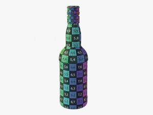 Whiskey Bottle 19 3D Model
