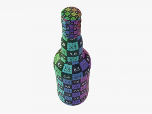 Whiskey Bottle 19 3D Model