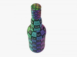 Whiskey Bottle 19 3D Model