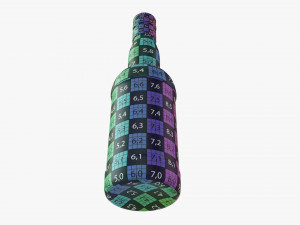 Whiskey Bottle 19 3D Model