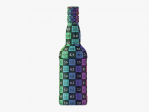 Whiskey Bottle 19 3D Model