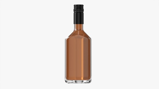 Whiskey Bottle 20 Model 3D .c4d .max .obj .3ds .fbx .stl .blend 