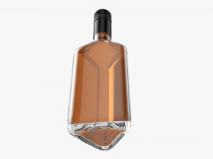Whiskey Bottle 20 Model 3D