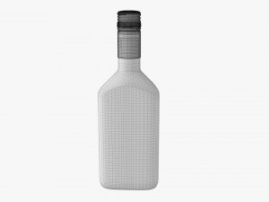 Whiskey Bottle 20 Model 3D