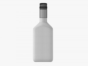 Whiskey Bottle 20 Model 3D