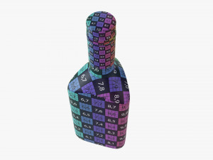 Whiskey Bottle 20 Model 3D