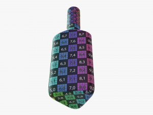 Whiskey Bottle 20 Model 3D