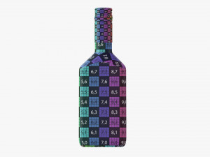 Whiskey Bottle 20 Model 3D