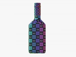 Whiskey Bottle 20 3D Model