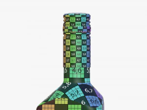 Whiskey Bottle 20 3D Model