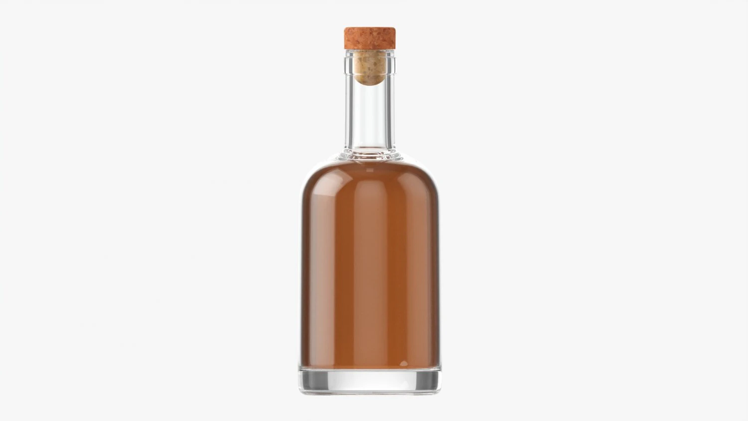 Whiskey Bottle 21 3D Model .c4d .max .obj .3ds .fbx .stl .blend 