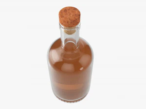 Whiskey Bottle 21 3D Model