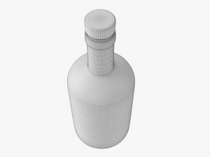 Whiskey Bottle 21 3D Model