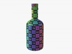 Whiskey Bottle 21 3D Model