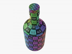 Whiskey Bottle 21 3D Model