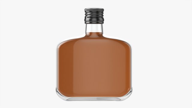 Whiskey Bottle 22 Model 3D .c4d .max .obj .3ds .fbx .stl .blend 