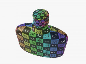 Whiskey Bottle 22 Model 3D