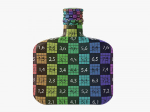 Whiskey Bottle 22 Model 3D