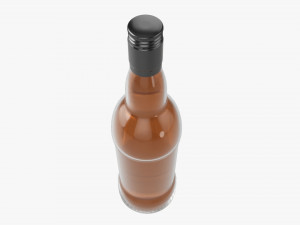Whiskey Bottle 23 Model 3D