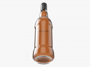 Whiskey Bottle 23 Model 3D