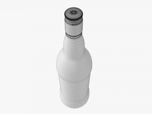 Whiskey Bottle 23 Model 3D