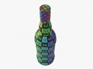 Whiskey Bottle 23 Model 3D