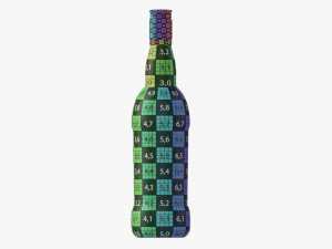 Whiskey Bottle 23 Model 3D