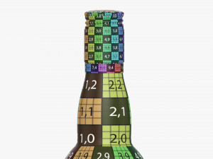 Whiskey Bottle 23 Model 3D
