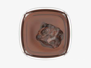 Whiskey Glass With Ice Modelo 3D