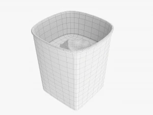 Whiskey Glass With Ice 3D Model