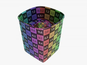Whiskey Glass With Ice 3D Model