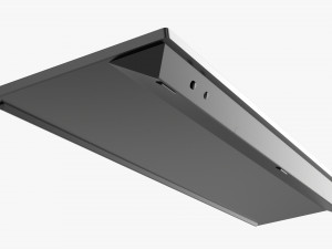 Wireless Keyboard Black 3D Model