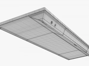 Teclado sem fio preto Modelo 3D