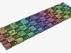 Wireless Keyboard White 3D Model