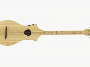 Acoustic 4-String Instrument 01 Modelo 3D