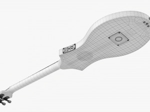 Acoustic 4-String Instrument 01 Modelo 3D