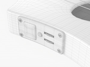 Acoustic 4-String Instrument 01 Modelo 3D